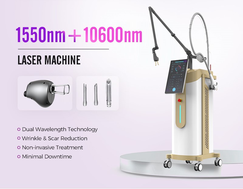 Dual Wavelength 1550nm 10600nm Laser Beauty Machine Dual Wavelength 1550nm 10600nm Laser Beauty Machine